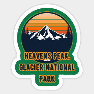 Heavens Peak, Glacier National Park Sticker